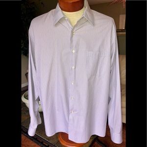 Calvin Klein Button Down Dress Shirt XXL 18 36/37